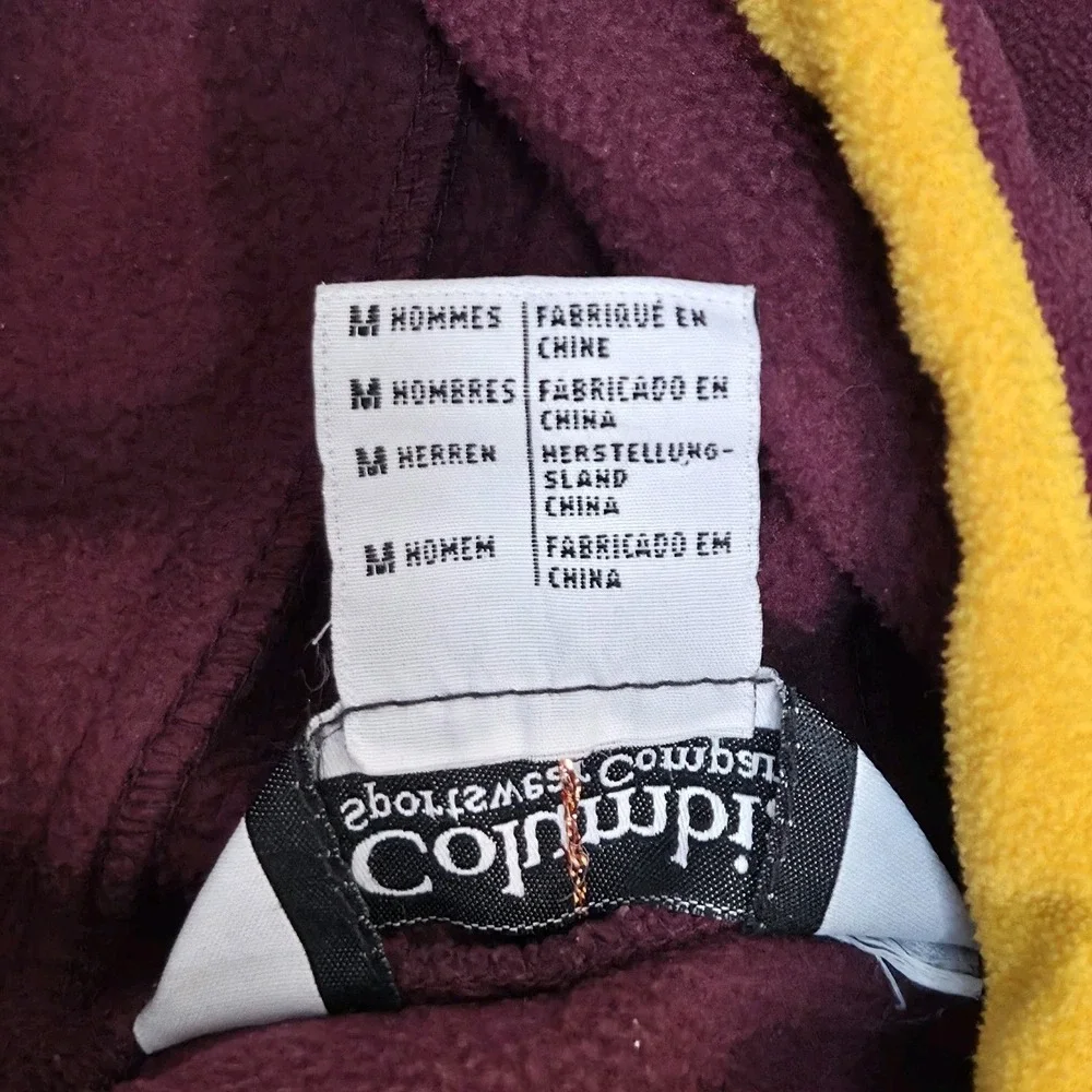Columbia Sportswear Fleece Minnesota Gophers Hoodie Maroon Mens Medium Pullover